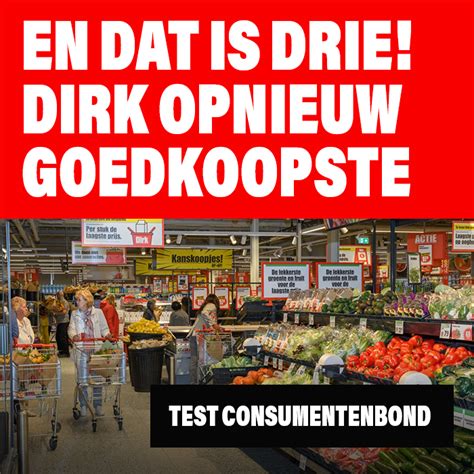 dirk goedkoopste supermarkt